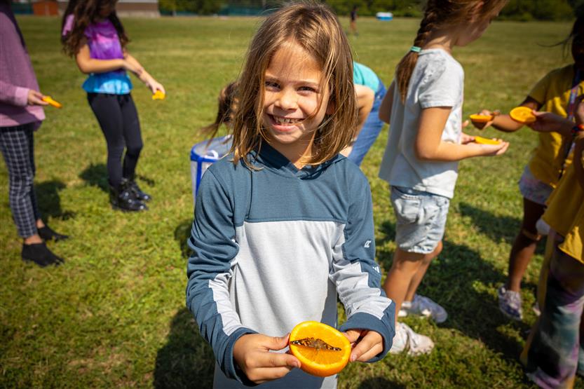 Longview Elementary students release butterflies